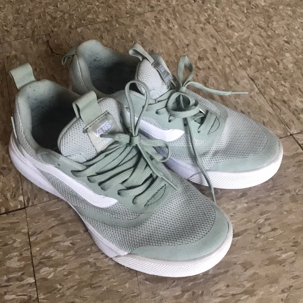 Green Van running shoes